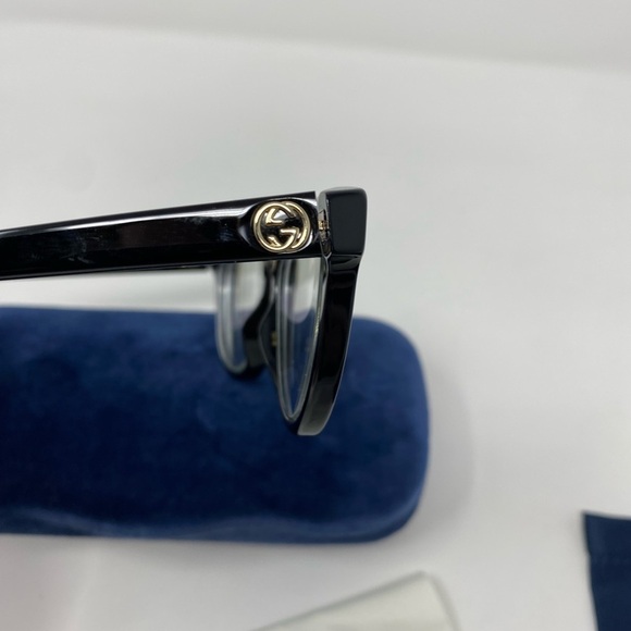 Authentic Gucci GG03730 Black Women’s Cat-Eye Eyeglasses - Picture 2 of 13